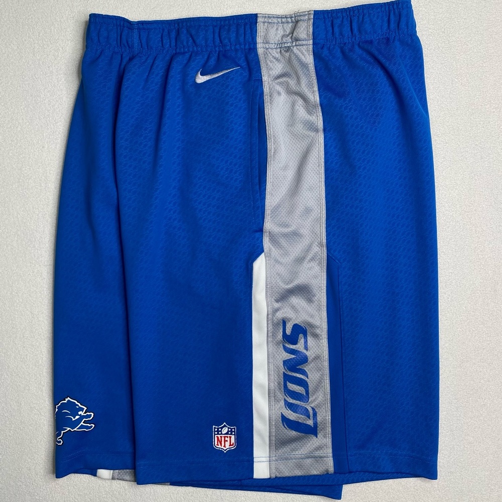 Detroit Lions Men’s Dri-FIT Shorts by Nike Size (XL) Like NEW - Picture 7 of 15